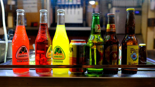 Casa Juanito features Mexican soda and beers. Casa Juanito 04