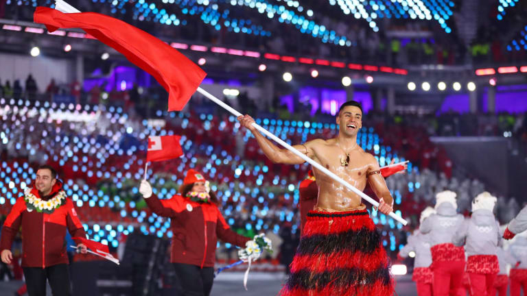 You’re Damn Right Tonga’s Flag Bearer Was Back and All Oiled Up
