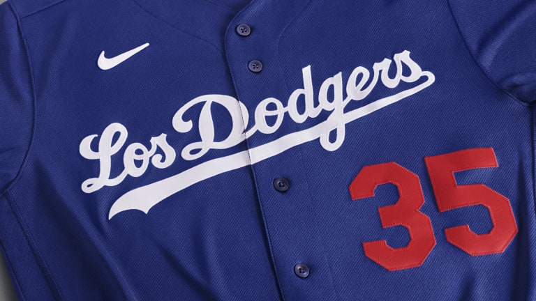 dodgers blue jersey