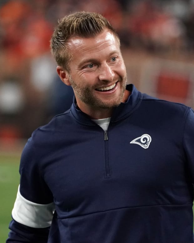 Head coach Sean McVay and the Los Angeles Rams join the San Diego Chargers on this season of HBO's 'Hard Knocks.'