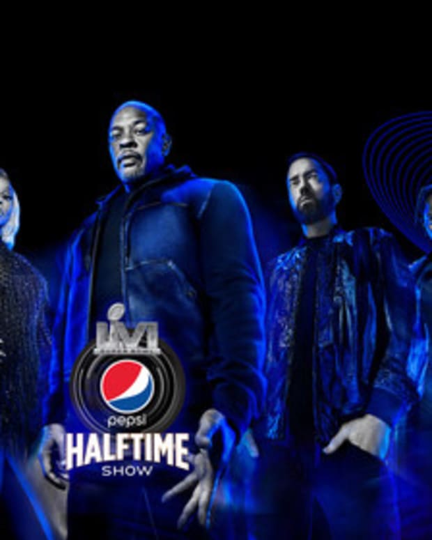 Dr. Dre, Snoop Dogg, Eminem, Mary J. Blige and Kendrick Lamar Come Together for the PEPSI® Super Bowl LVI Halftime Show in Inglewood, CA