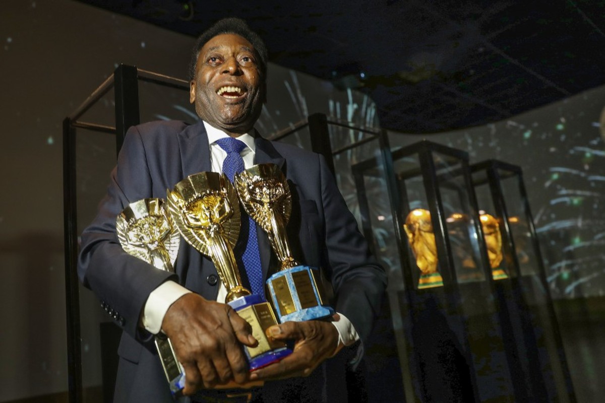 Pele  the only player to win 3 world cups